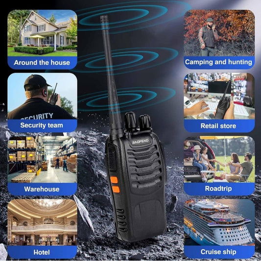 3KM Walkie Talkie 2 WAY Radio — Tronitech | Guards on Duty Shop