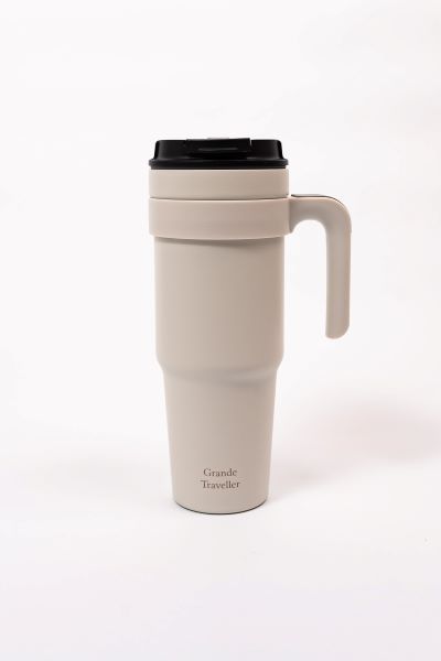 Thermosteel Grande Traveller 40oz Tumbler with Handle Pale Slate