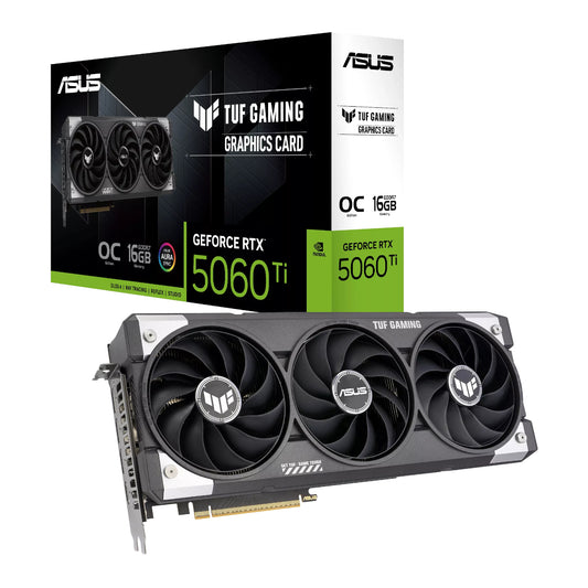 ASUS TUF Gaming GeForce RTX 5060 Ti 16GB GDDR7 OC Edition Graphics Card - Guards On Duty Shop & Security Guards