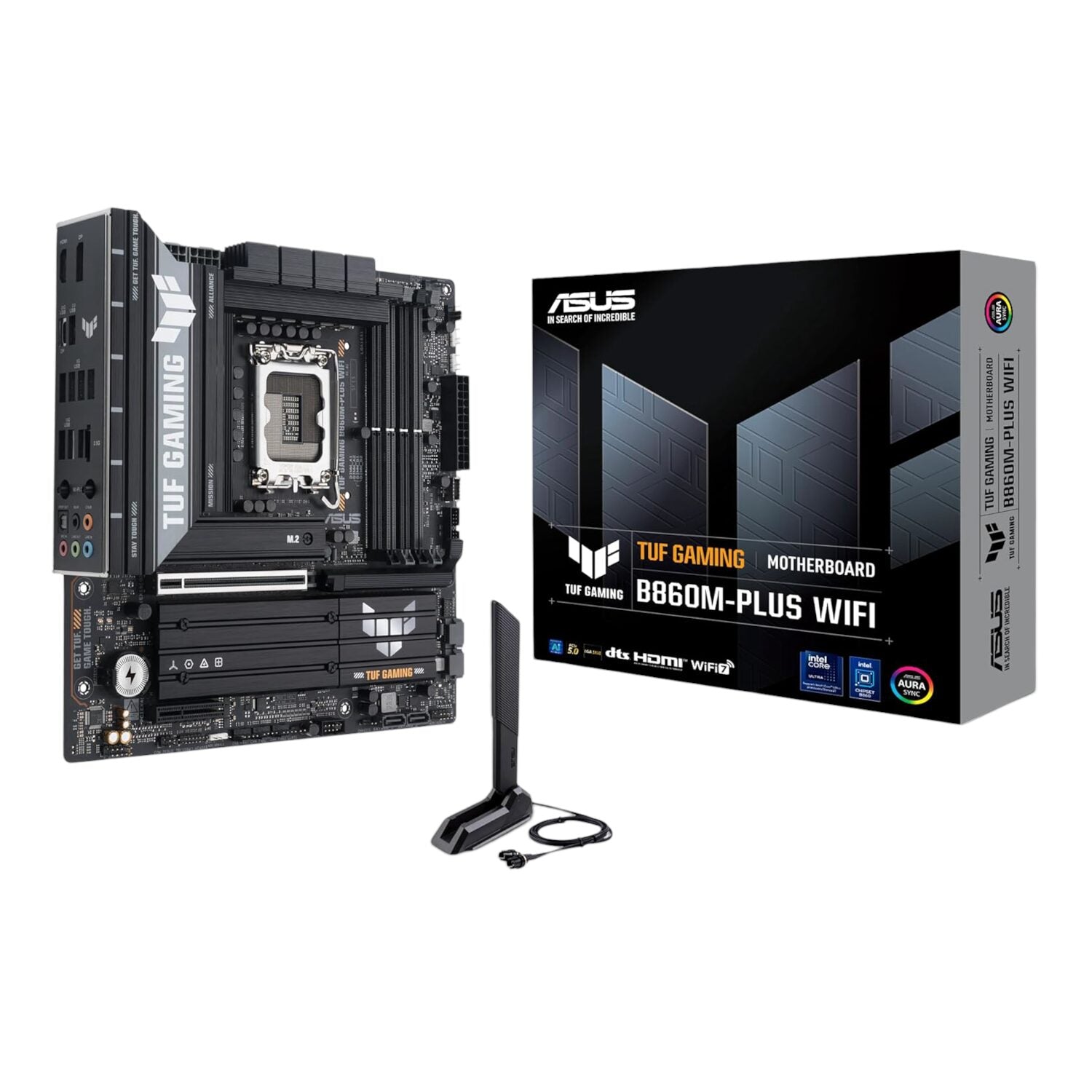 Asus TUF Gaming B860M-Plus Wi-Fi M-ATX Motherboard – Intel LGA1851, DDR5, PCIe 5.0. Wi-Fi 7 - Guards On Duty Shop & Security Guards