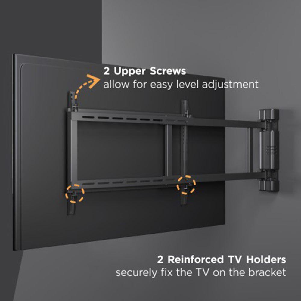 Motorized Swing Wall Mount with Remote Control – 32″-75″ 50kg (TVARMEC-MOTOR)