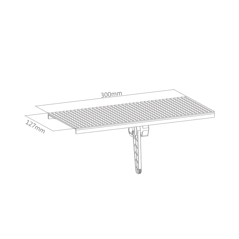 TV Set-top Media Player Shelf 300mm (TVARM-STB01)