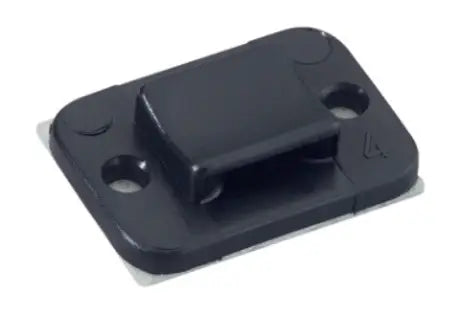 Cradle Self Adhesive 20 X 20 X 3.6 Mm Black / 10 Pack (5 Pack)