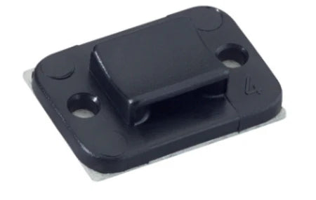 Cradle Self Adhesive 30 X 30 X 4.4 Mm Black / 10 Pck (2 Pack)