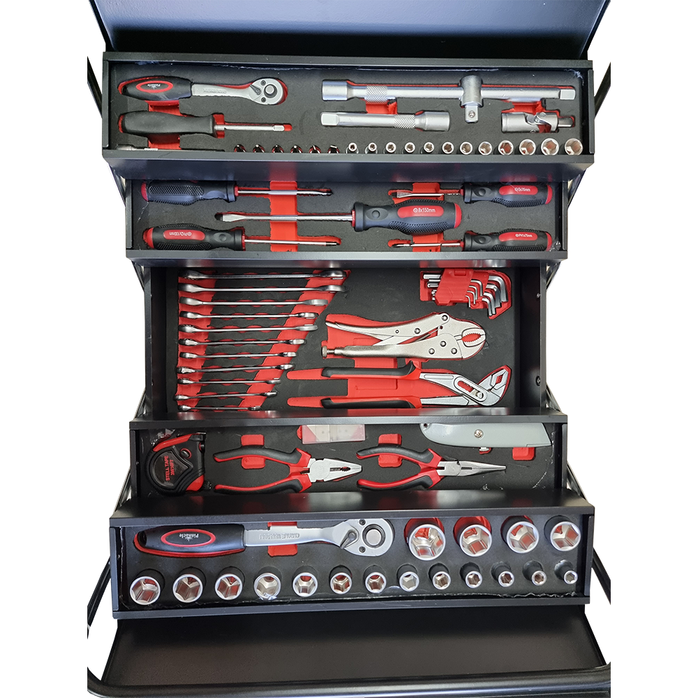 Pinnacle Toolset 85pcs with 5-Tier Metal Case - Guards On Duty Shop & Security Guards