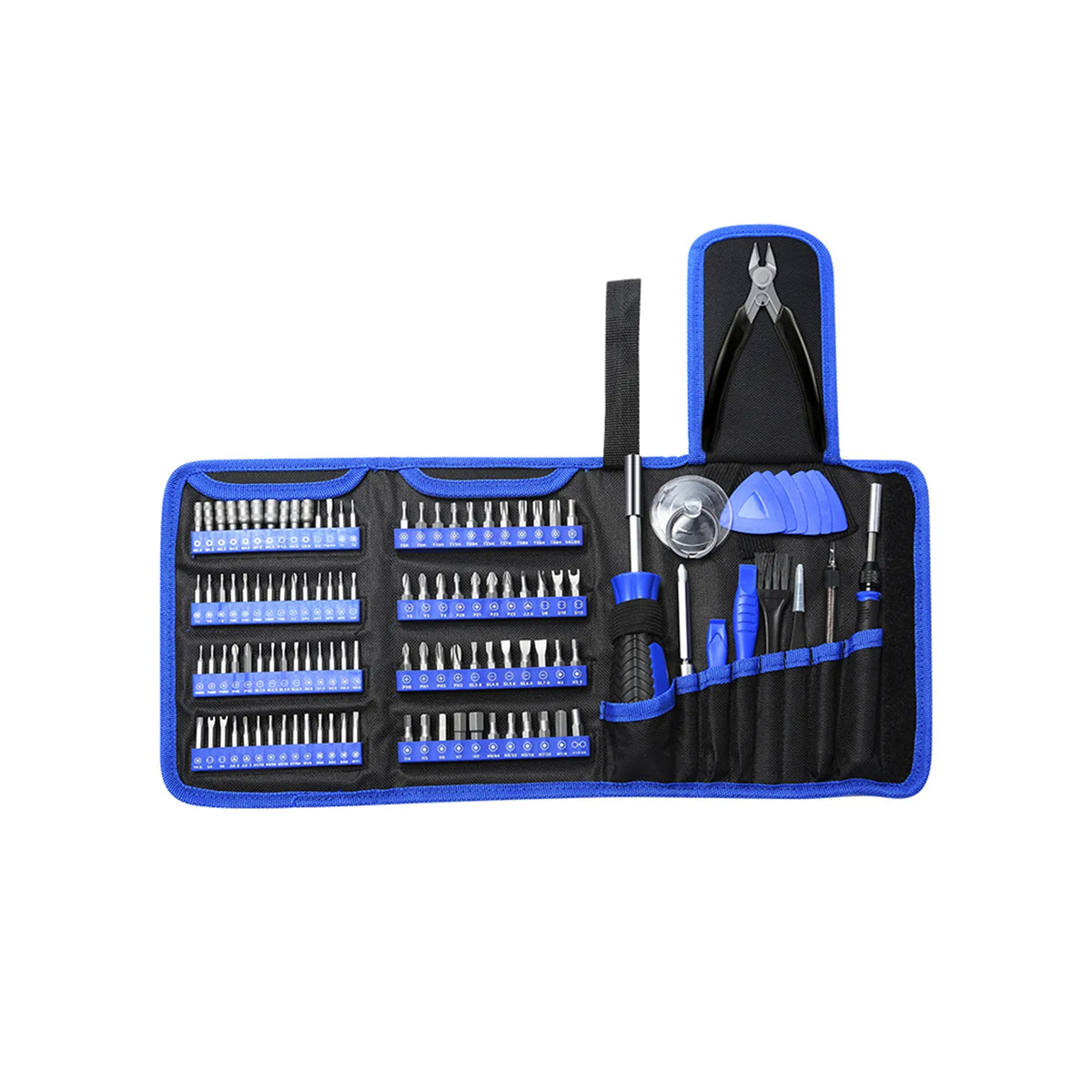 118-in-1 Professional Tool Kit – Complete Repair Set in Roll-Up Carry Pouch