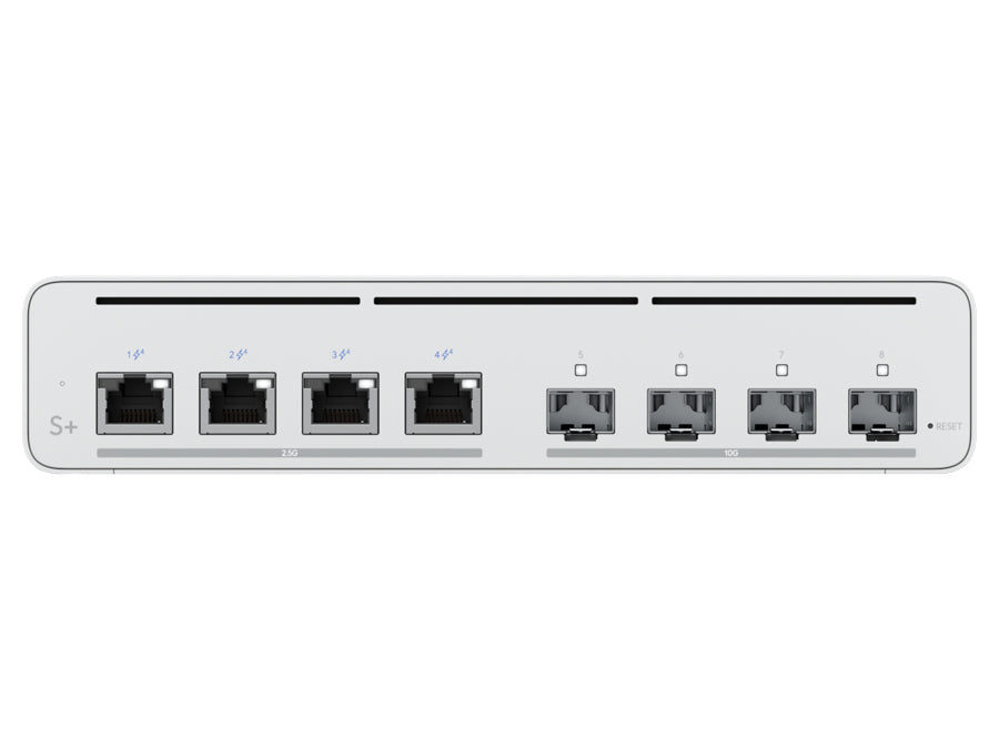 Ubiquiti UISP Switch Plus 4 Port 2.5Gbps PoE 4xSFP+ 160W - Guards On Duty Shop & Security Guards