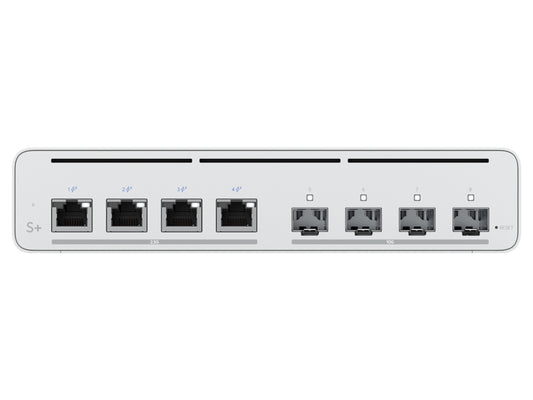 Ubiquiti UISP Switch Plus 4 Port 2.5Gbps PoE 4xSFP+ 160W - Guards On Duty Shop & Security Guards