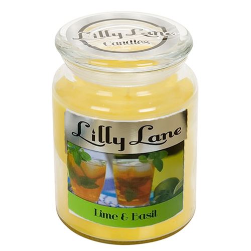Lilly Lane Lime &Amp; Basil Infusion Scented Candle Large