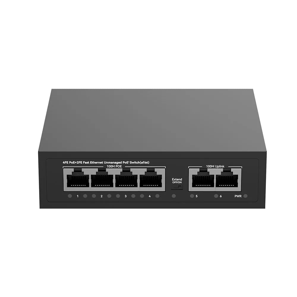 UltraLAN UL-FS1006P – 4-Port 100Mbps PoE Switch