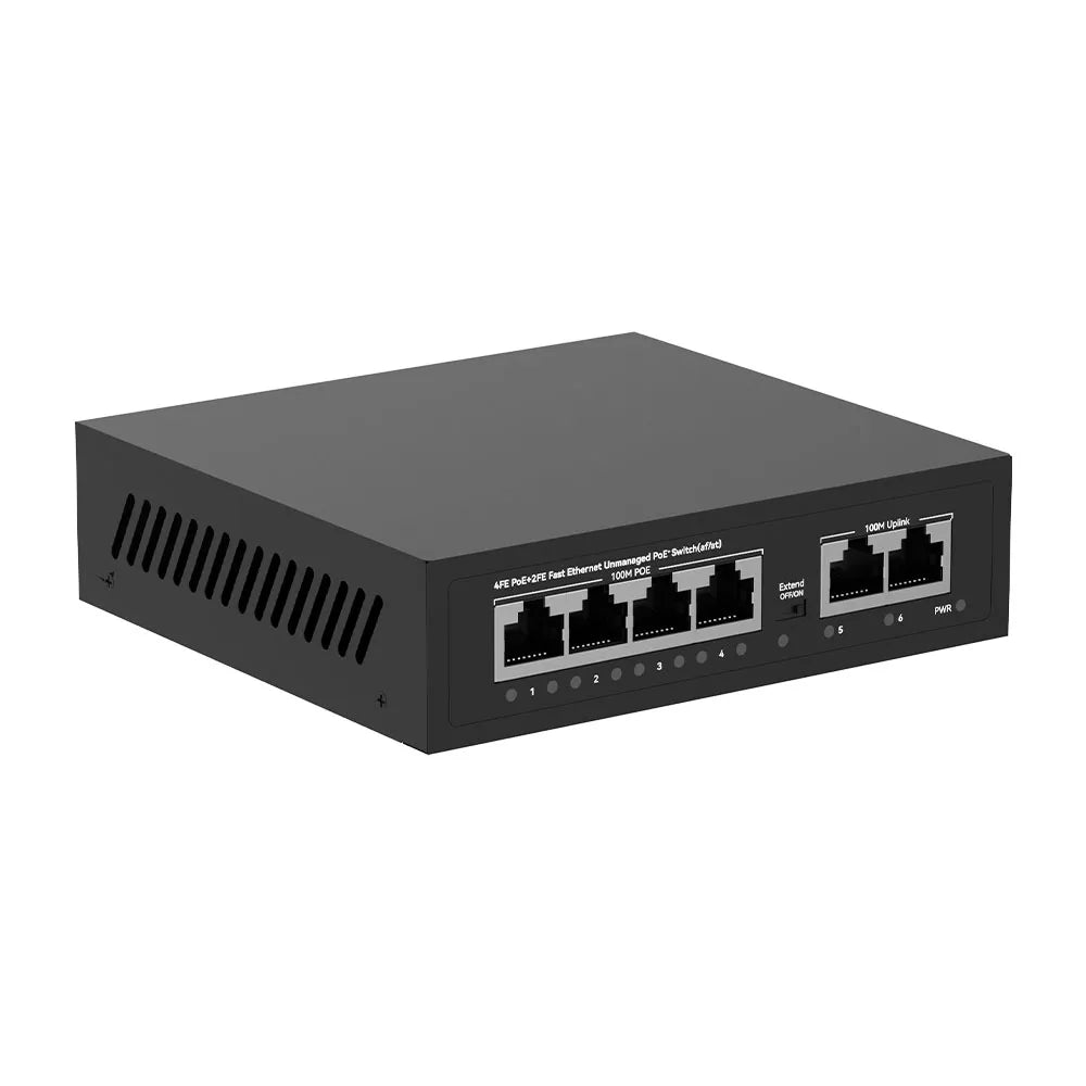 UltraLAN UL-FS1006P – 4-Port 100Mbps PoE Switch