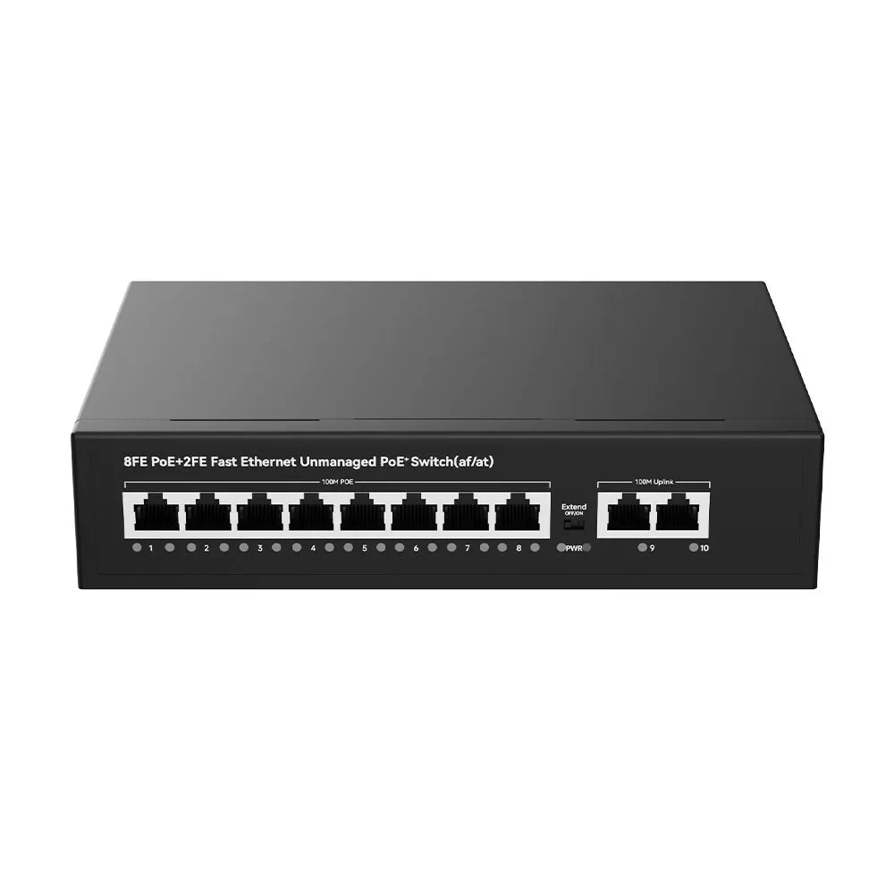 UltraLAN UL-FS1010P – 8-Port 100Mbps PoE Switch