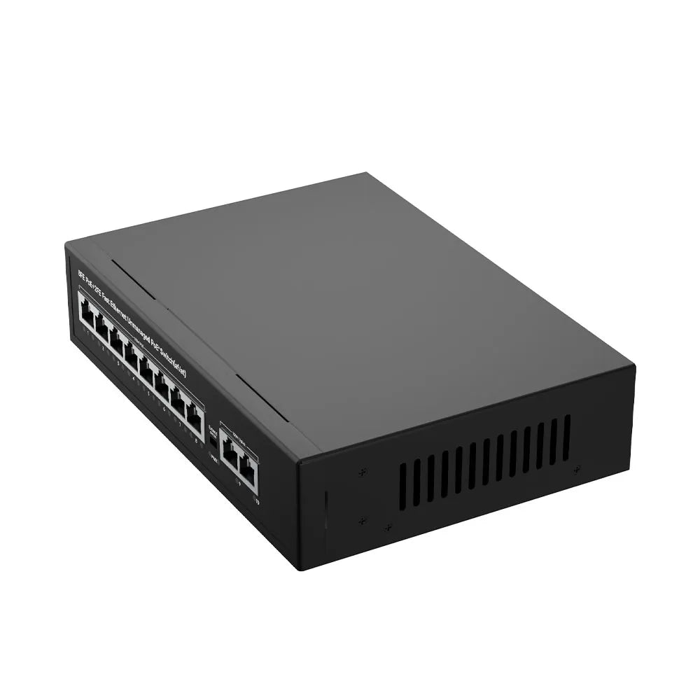 UltraLAN UL-FS1010P – 8-Port 100Mbps PoE Switch