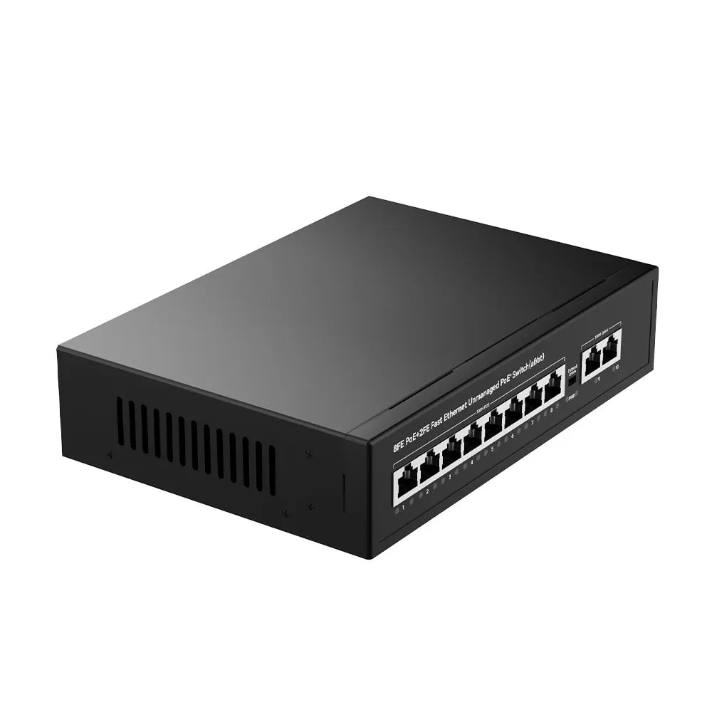 UltraLAN UL-FS1010P – 8-Port 100Mbps PoE Switch