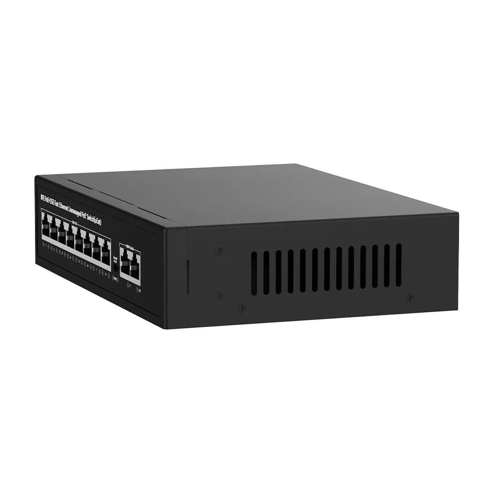 UltraLAN UL-FS1010PG – 8-Port PoE Switch with Gigabit Uplinks