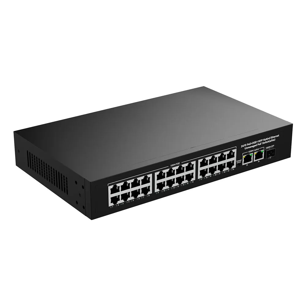 UltraLAN UL-FS1026PS – 24-Port PoE Switch with SFP
