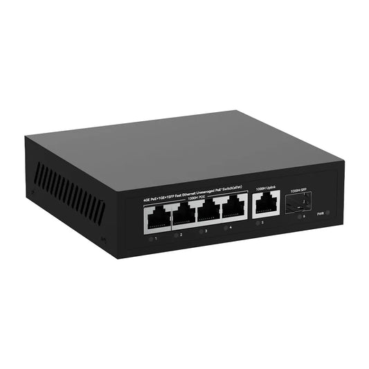 UltraLAN UL-GS1005PT – 4 Port Gigabit PoE Switch with SFP