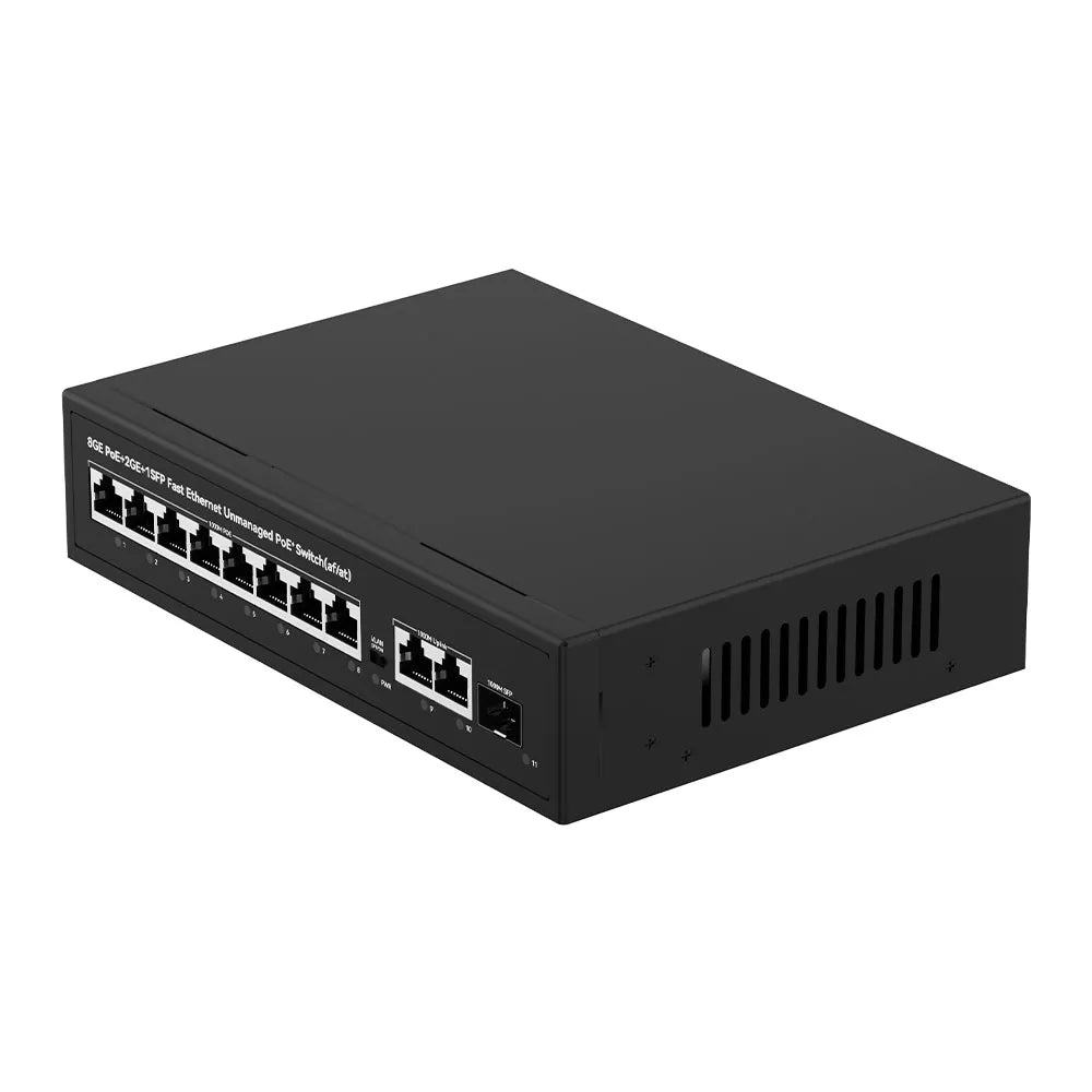 UltraLAN UL-GS1010P – 8 Port Gigabit PoE Switch with SFP