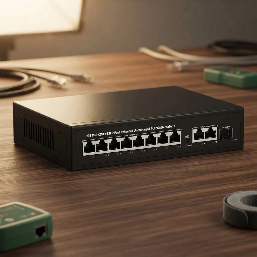 UltraLAN UL-GS1010P – 8 Port Gigabit PoE Switch with SFP