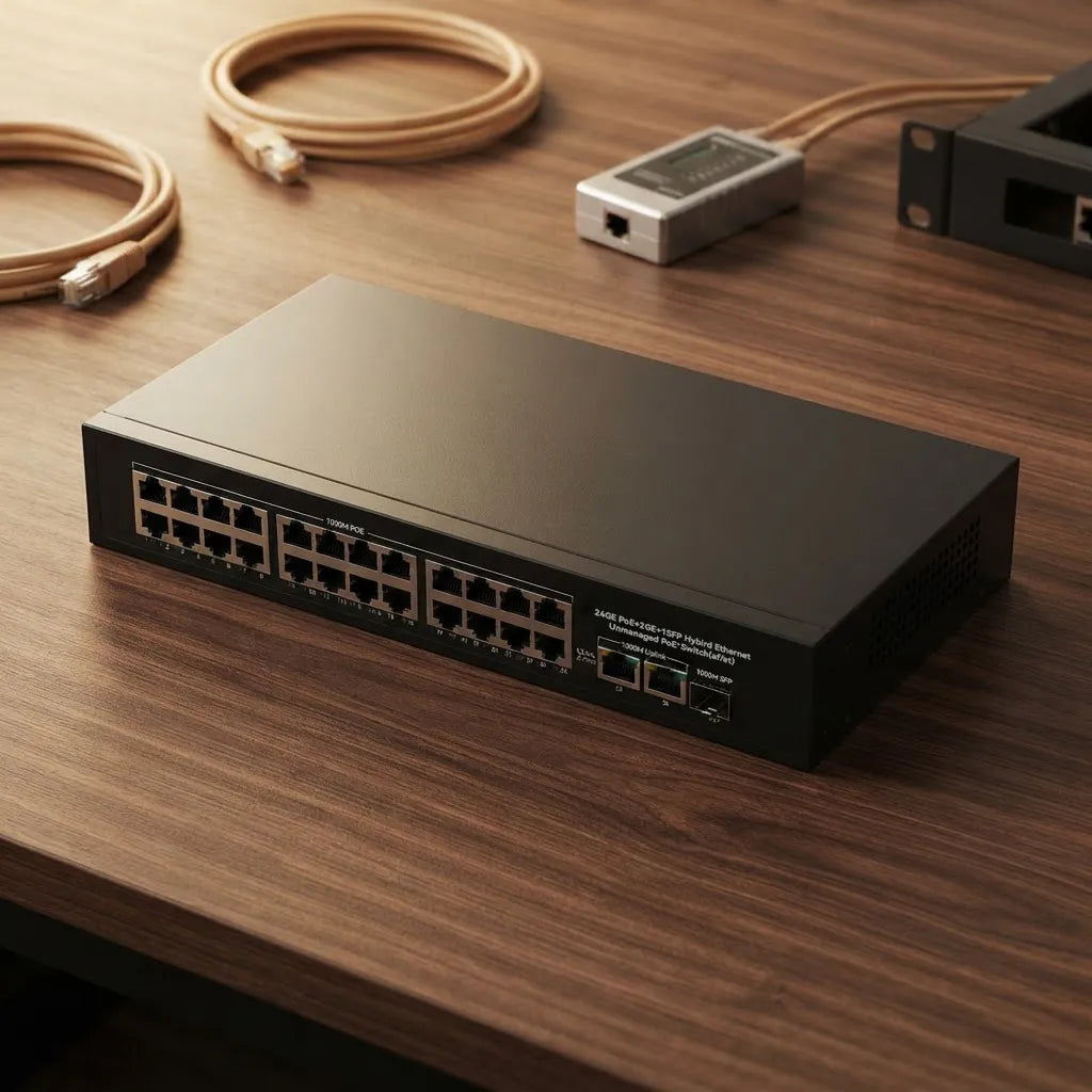UltraLAN UL-GS1026PS – 24 Port Gigabit PoE Switch with SFP