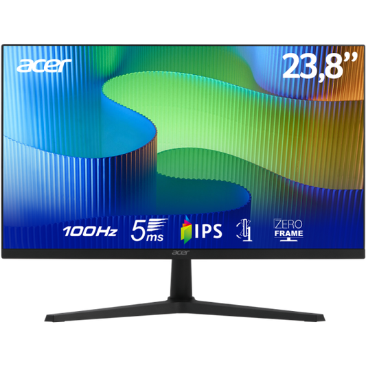 Acer 23.8in FHD LED Monitor E241Y - S/R Stand -Black - Monitors - Acer - Hardware - Guards On Duty Shop & Security Guards