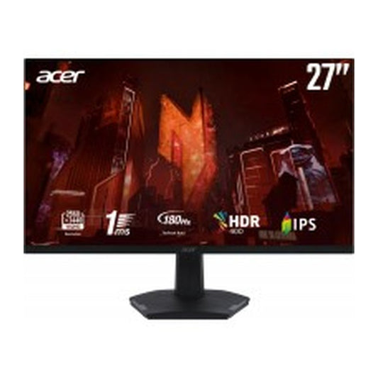 Acer UM.HMXEE.001 - Acer 27" IPS-QHD (2560x1440p) 100HZ, HDMI & DP & Audio, USB-A*2, USB-B*1, Speaker, Type-C, AC power 