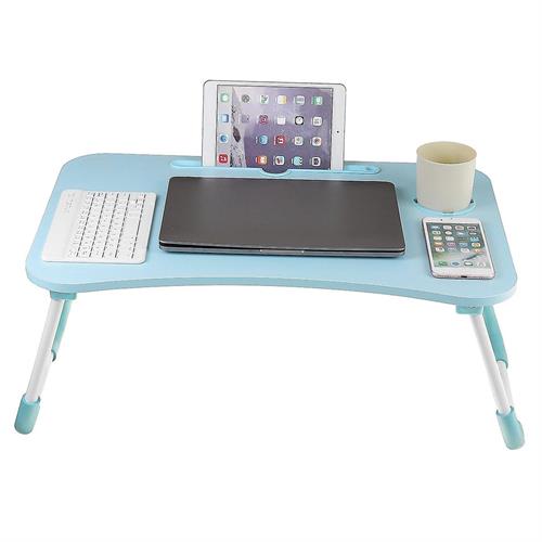 Unique Blue Multifunctional Foldable Laptop Desk