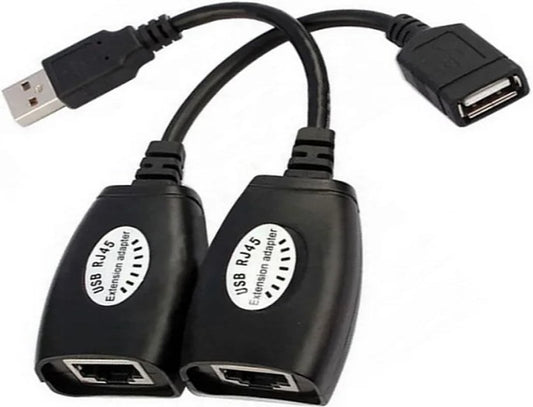 Unique 150Ft Usb To Rj45 Extnsion Adapter