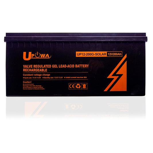 Upowa - Upowa 12-200G GEL BATTERY - Guards On Duty Shop & Security Guards