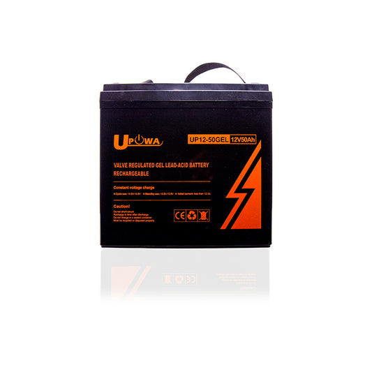Upowa - Upowa 12V-50AH GEL BATTERY - Guards On Duty Shop & Security Guards