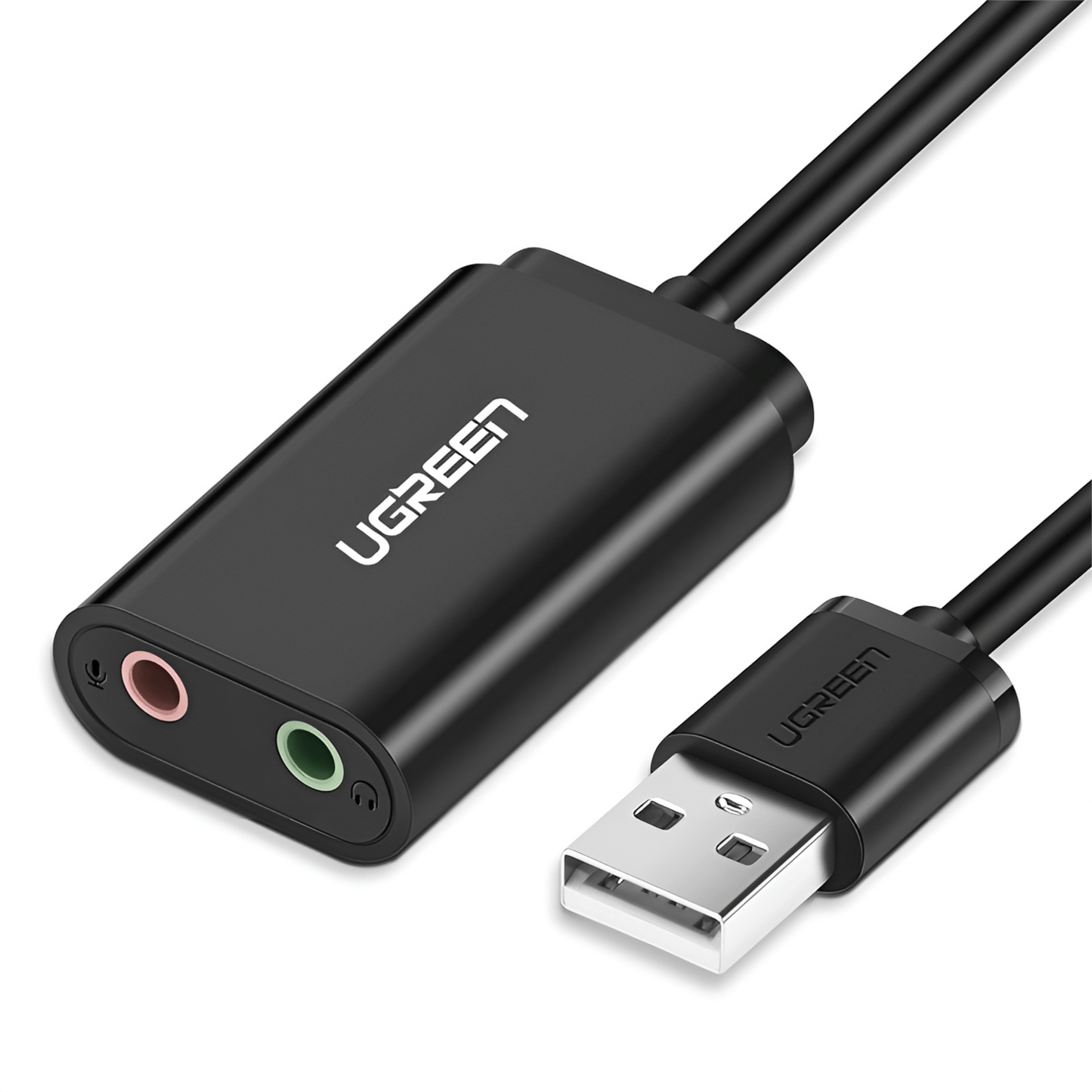 UGREEN USB to 3.5mm External Stereo Sound Adapter - Black - Guards On Duty Shop & Security Guards
