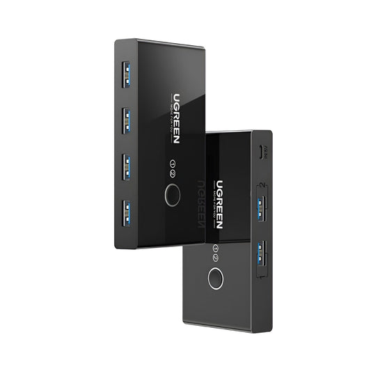 UGREEN USB 2.0 4-Port Switch Box, with 1.5m USB Cables - Guards On Duty Shop & Security Guards
