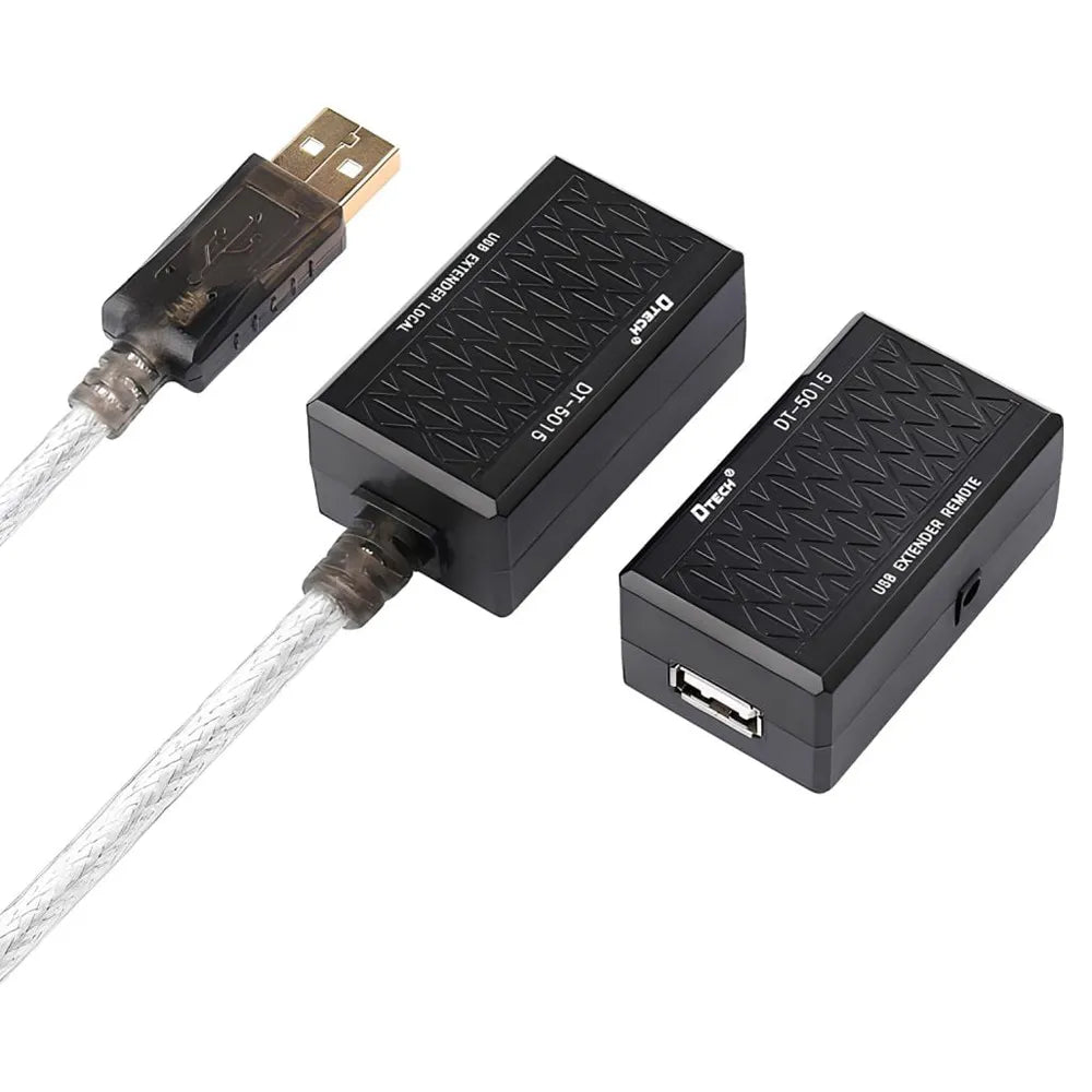 DTECH 60m USB 2.0 Extender over Cat5e/6 Ethernet (USB-EXT-60M)