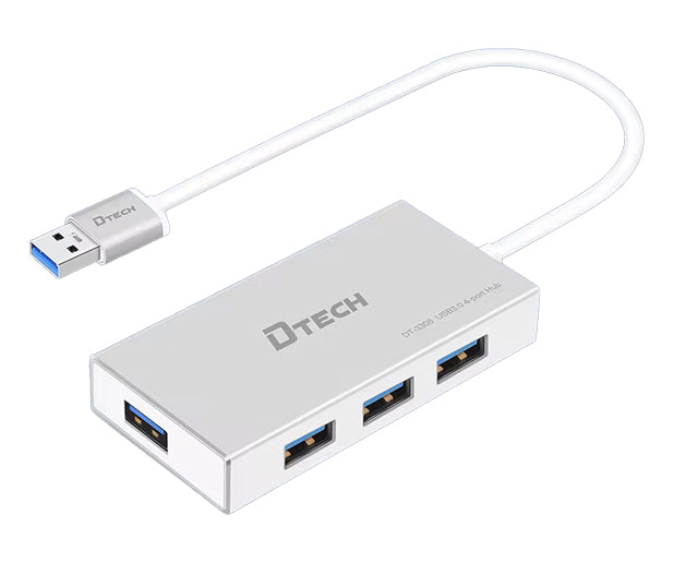 DTECH USB Type-A to 4-Port USB3.0 Hub