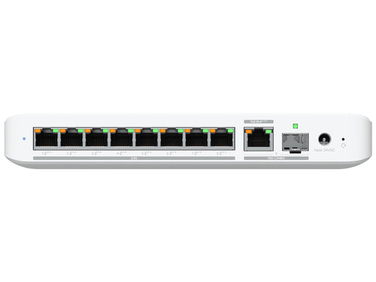 Ubiquiti UniFi Flex 2.5G PoE 8 Port PoE with 10G Combo Uplink - Guards On Duty Shop & Security Guards