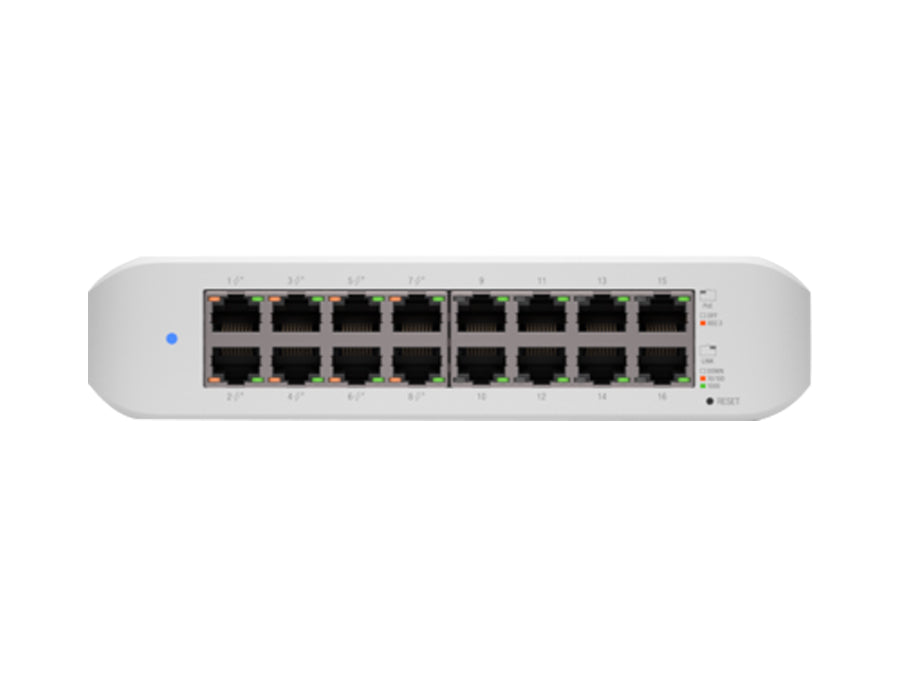 Ubiquiti UniFi Switch Lite 16 Port Gigabit 8PoE 45W - Guards On Duty Shop & Security Guards
