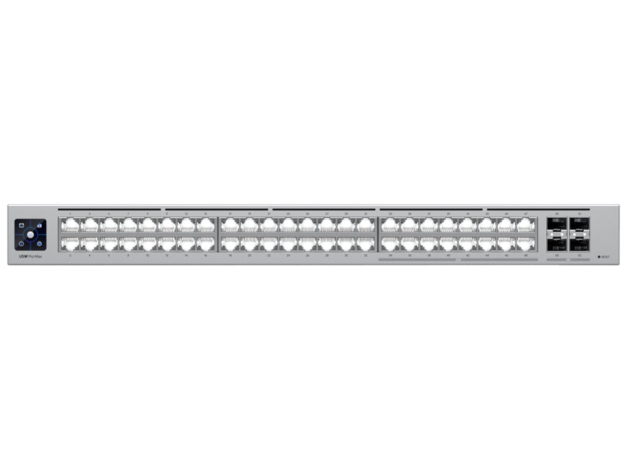 Ubiquiti UniFi Pro Max Switch 48 with 32 Gigabit 16x 2.5Gbps 4SFP+ - Guards On Duty Shop & Security Guards