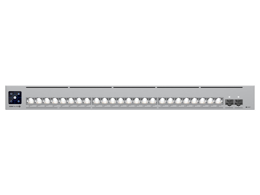 Ubiquiti UniFi Pro XG Switch 16 x 10Gbps 8 x 2.5Gbps PoE+++ 2SFP28 720W - Guards On Duty Shop & Security Guards