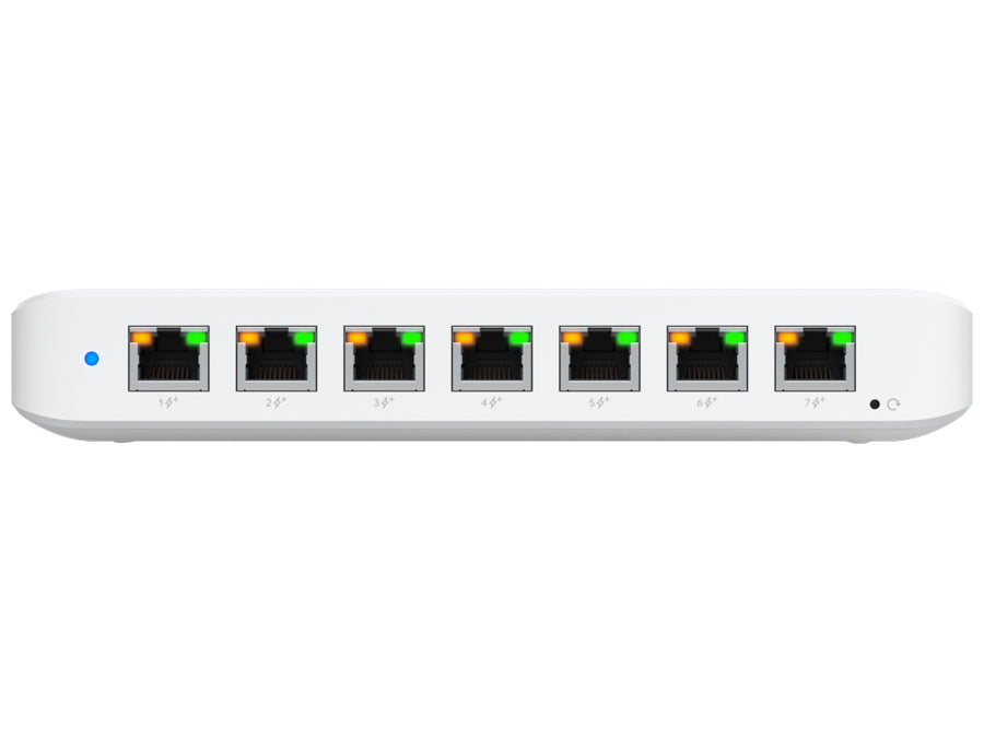 Ubiquiti UniFi Switch Ultra 8 Port Gigabit 1PoE Input 7 PoE Out 52W - Guards On Duty Shop & Security Guards