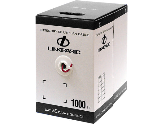 Linkbasic 305m Box Cat5e Solid Red UTP Cable - Guards On Duty Shop & Security Guards
