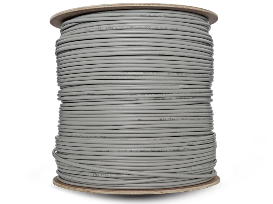 Scoop 500m Drum Cat5e CCA Grey UTP Cable - Guards On Duty Shop & Security Guards