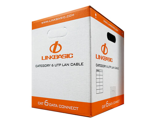 Linkbasic 305m Box Cat6 Solid Grey UTP Cable - Guards On Duty Shop & Security Guards