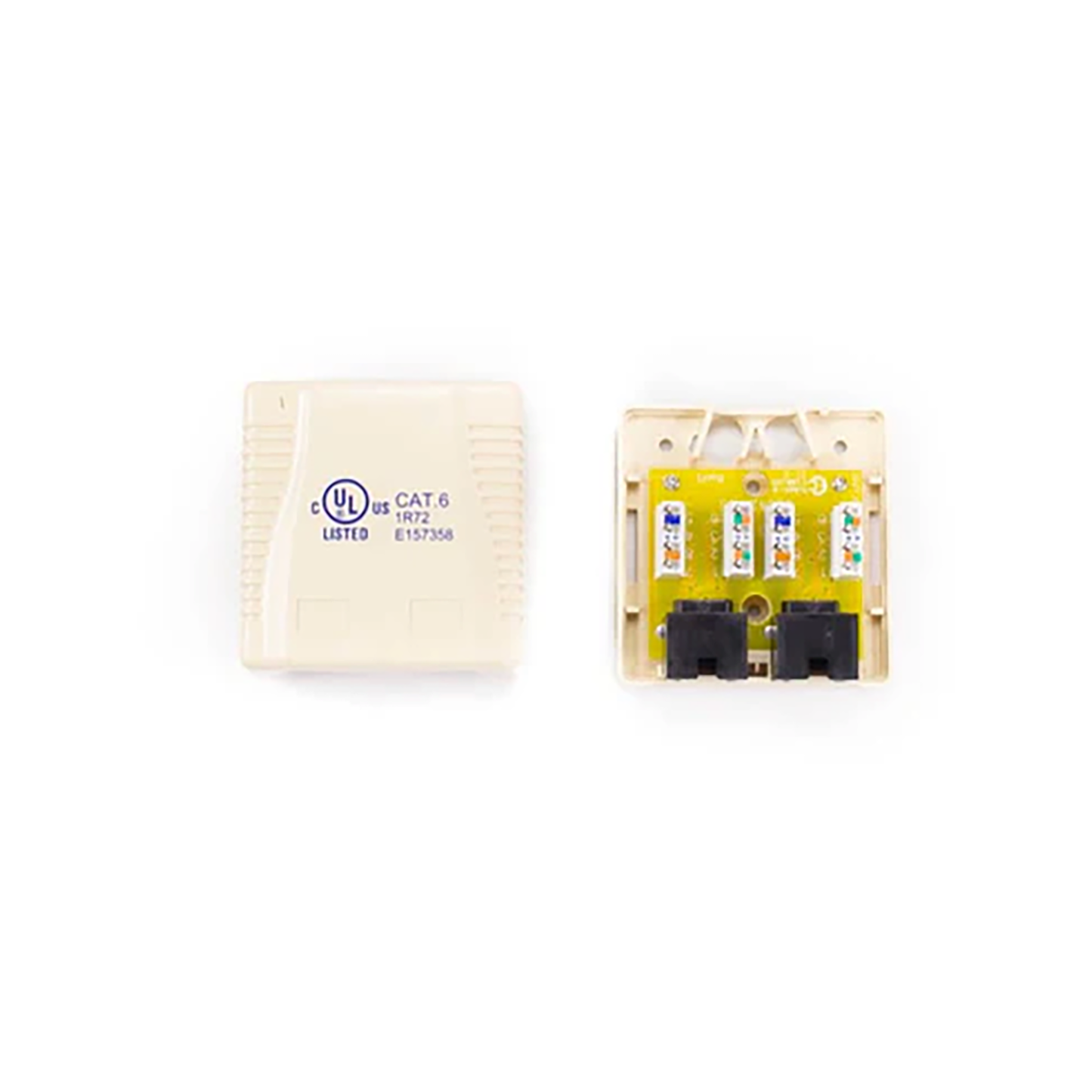 Zone CAT6 RJ45 White Single Box Network Outlet - Guards On Duty Shop & Security Guards