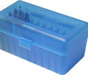 MTM AMMO BOX 50 RD RIFLE FLIP-TOP BLUE — MTM-RS-50-24