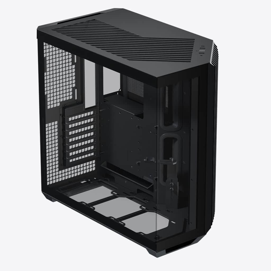 Aerocool APNX V1 premium Black mid-tower ATX case - Supports up to 10 fans - 6x2.5'' or 2x 3.5'' - 360mm radiator