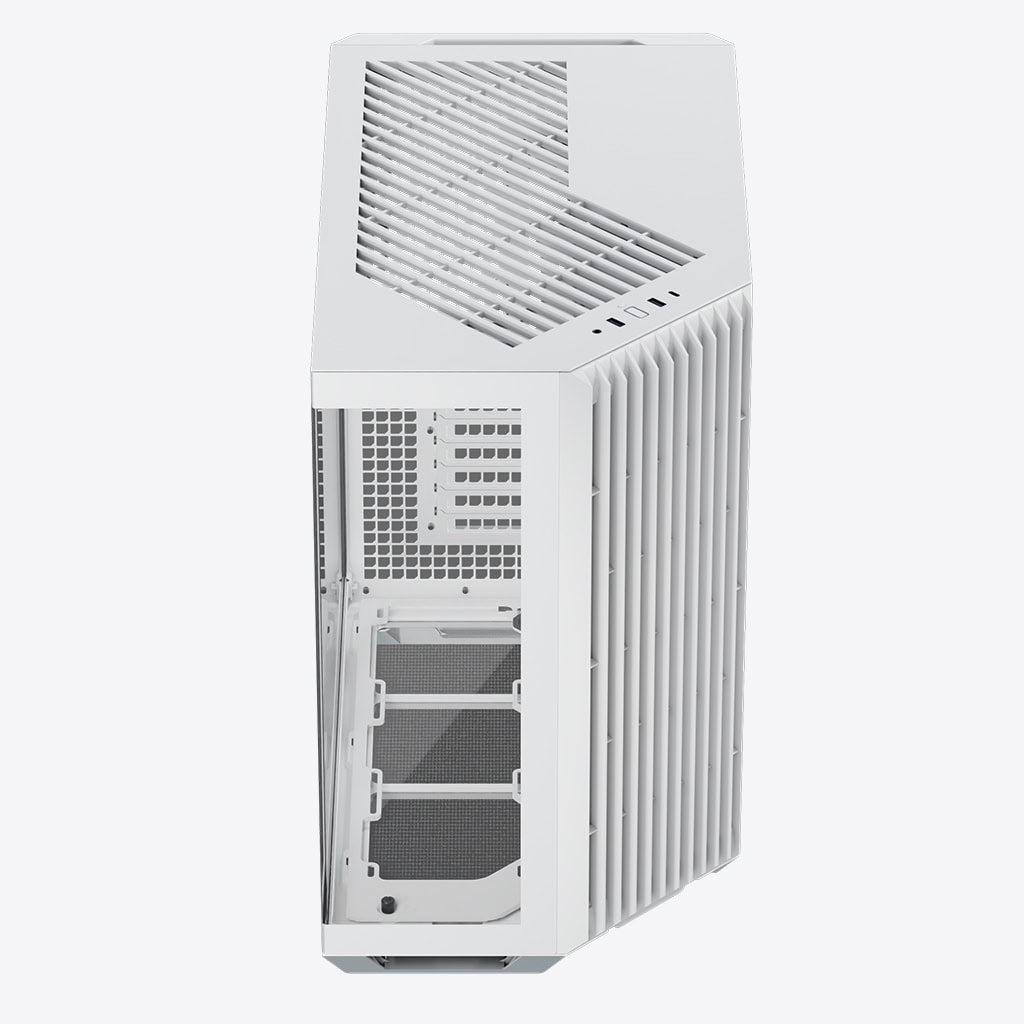 Aerocool APNX V1 premium White mid-tower ATX case -Supports up to 10 fans - 6x2.5'' or 2x 3.5'' - 360mm radiator - 4 fans + Hub