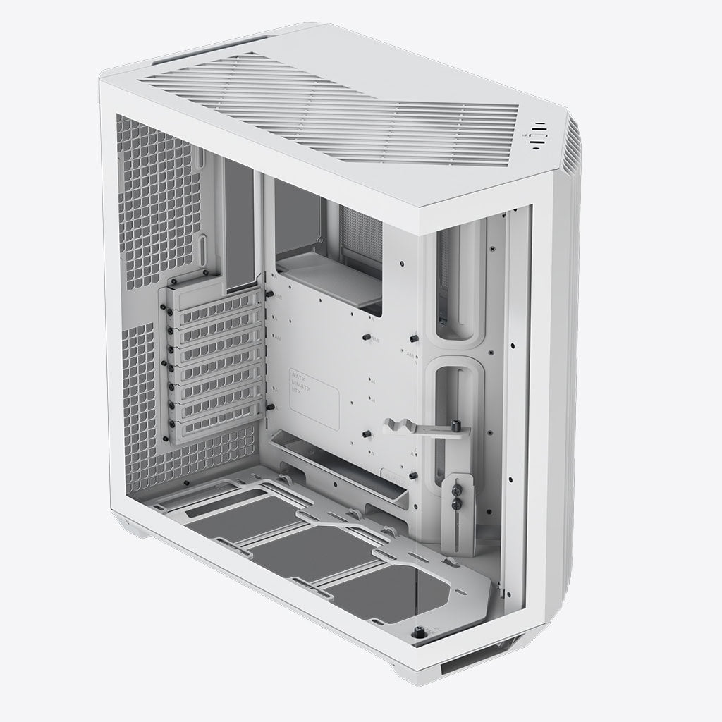 Aerocool APNX V1 premium White mid-tower ATX case -Supports up to 10 fans - 6x2.5'' or 2x 3.5'' - 360mm radiator - 4 fans + Hub