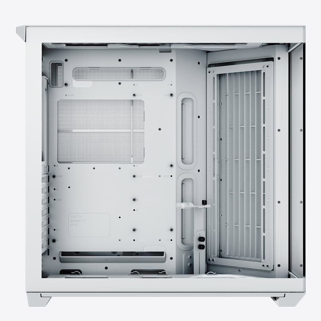Aerocool APNX V1 premium White mid-tower ATX case -Supports up to 10 fans - 6x2.5'' or 2x 3.5'' - 360mm radiator - 4 fans + Hub