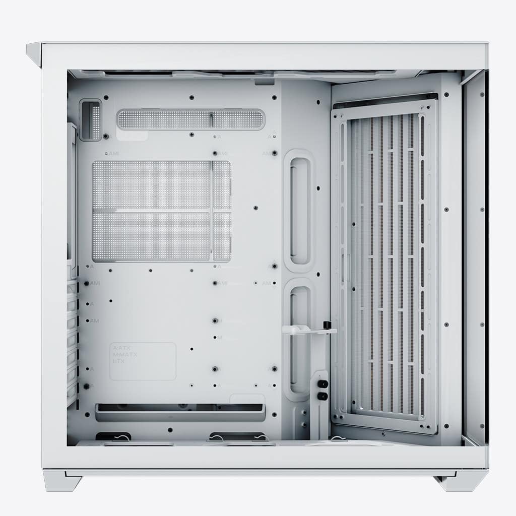 Aerocool APNX V1 premium White and Wood mid-tower ATX case -Supports up to 10 fans - 6x2.5'' or 2x 3.5'' - 360mm radiator -