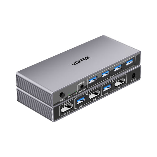 Unitek V1310a 8k Displayport 4-port Usb3.0 5gbps Kvm Switch — Unitek | Guards on Duty Shop